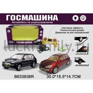 МАШИНА Р/У НА АККУМ. СО СВЕТОМ, ЦВЕТ В АССОРТ. 3394 В РУСС. КОР. 30*15*15СМ в кор.2*9шт ― Luckfamily.ru