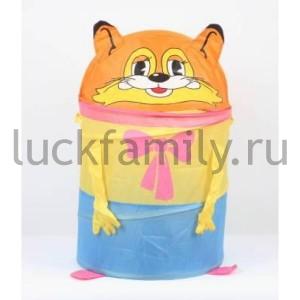 КОРЗИНА ДЛЯ ИГРУШЕК "ИГРАЕМ ВМЕСТЕ" "КОТ ЛЕОПОЛЬД" A01192 В ПАК. (РУСС. УП.) 45*50СМ в кор.50шт ― Luckfamily.ru