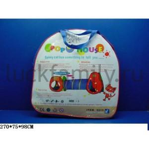 ДЕТСКАЯ ИГРОВАЯ ПАЛАТКА С РУКАВОМ 5015 В СУМКЕ 270*75*98СМ в кор.2*6шт ― Luckfamily.ru