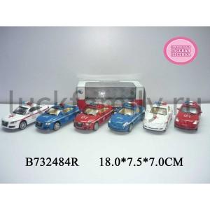 МАШИНА ИНЕРЦ. СВЕТ+ЗВУК, РУССИФИЦ., ОТКРЫВ. ДВЕРИ 2010-15 В РУСС. КОР. 18*7*7СМ в кор.2*48шт ― Luckfamily.ru