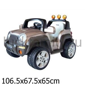 ДЖИП "TCV" НА АККУМ. ШАМПАНЬ, 12V, 2 СКОР, СВЕТ+ЗВУК, 107 СМ, 3-7 КМ/Ч, ДО 50 КГ в кор.1шт ― Luckfamily.ru