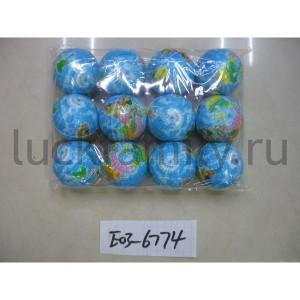 ПРЫГАЮЩИЙ МЯЧ ПЛАСТИЗОЛЬ B09686 В ПАК. УП-12ШТ в кор.30уп ― Luckfamily.ru