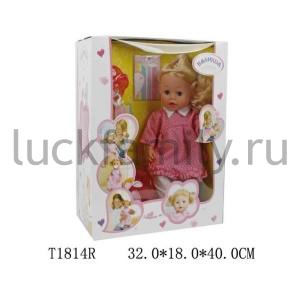КУКЛА "ВАЛЮША" ФУНКЦ., 36СМ, ОЗВУЧ. РУССИФИЦ., ПЬЕТ И ПИСАЕТ 30568A8 В КОР. 32*18*40СМ в кор.6шт ― Luckfamily.ru