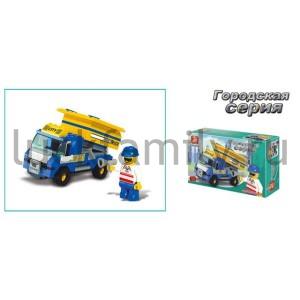 КОНСТРУКТОР ПЛАСТ. МАШИНА 111ДЕТ. В РУСС. КОР. в кор.2*36шт ― Luckfamily.ru