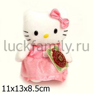 МЯГКАЯ ИГРУШКА "МУЛЬТИ-ПУЛЬТИ" "HELLO KITTY" ОЗВУЧ. РУСС. ЧИП В ПАК. 14СМ в кор.24шт ― Luckfamily.ru