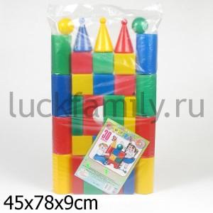 СТРОИТЕЛЬНЫЙ НАБОР "СТЕНА" (30 ЭЛ.) в кор.5шт ― Luckfamily.ru