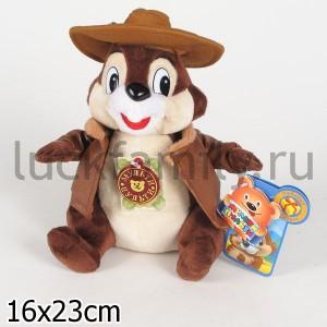 МЯГКАЯ ИГРУШКА DISNEY - "МУЛЬТИ-ПУЛЬТИ" "ЧИП", ОЗВУЧ. РУСС. ЧИП В ПАК. 25СМ в кор.24шт ― Luckfamily.ru