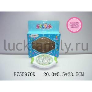 ИГРУШКА ОБУЧАЮЩАЯ "АЗБУКА" НА БАТ. РУССИФИЦ. 1053 В РУСС. КОР. 20*5*23СМ в кор.2*56шт ― Luckfamily.ru