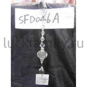 НОВОГОДНЕЕ УКРАШЕНИЕ ПОДВЕСКА 20,2СМ, ЦВЕТ ЗОЛОТОЙ В ПАК. в кор.2*72шт ― Luckfamily.ru