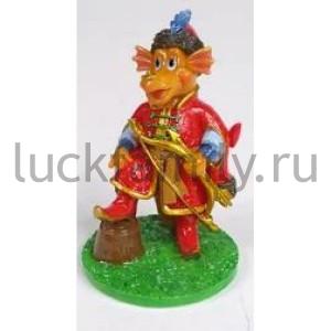ФИГУРКА ДРАКОН СТРЕЛОК С ЛУКОМ 8,3СМ В КОР. в кор.96шт ― Luckfamily.ru