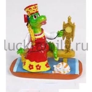 ФИГУРКА ДРАКОН РУССКАЯ ДЕВУШКА С ВЕРЕТЕНОМ 7СМ В КОР. в кор.96шт ― Luckfamily.ru