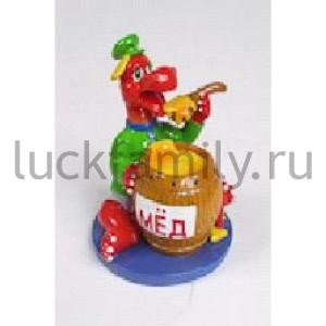 ФИГУРКА ДРАКОН С МЕДОМ 7,5СМ В КОР. в кор.96шт ― Luckfamily.ru