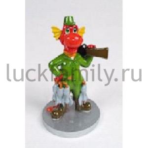 ФИГУРКА ДРАКОН ОХОТНИК С ДИЧЬЮ 8СМ В КОР. в кор.96шт ― Luckfamily.ru