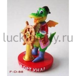 ФИГУРКА ДРАКОН У ШТУРВАЛА "ФОРТУНА" 8СМ В КОР. в кор.96шт ― Luckfamily.ru