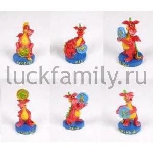 ФИГУРКА ДРАКОН ГОРОСКОП 6,5СМ, В АССОРТ. В КОР. УП-12ШТ в кор.24уп ― Luckfamily.ru