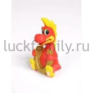 ФИГУРКА ДРАКОН С ПОДКОВОЙ 5,5СМ В КОР. УП-6ШТ в кор.48уп ― Luckfamily.ru