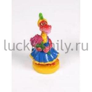 ФИГУРКА ДРАКОН ДЕВОЧКА С БУКЕТОМ 6,5СМ В КОР. УП-6ШТ в кор.48уп ― Luckfamily.ru