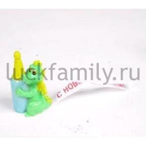 ФИГУРКА С ЛЕНТОЙ ДРАКОН РЕБЕНОК 4СМ В КОР. УП-24ШТ в кор.30уп ― Luckfamily.ru