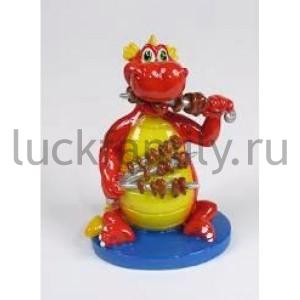 ФИГУРКА ДРАКОН С ШАШЛЫКАМИ 8СМ В КОР. в кор.192шт ― Luckfamily.ru