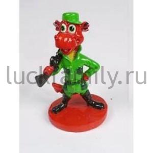 ФИГУРКА ДРАКОН ОХОТНИК С РУЖЬЕМ 8,5СМ В КОР. в кор.192шт ― Luckfamily.ru