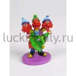 ФИГУРКА ТРЕХГЛАВЫЙ ДРАКОН С ЕЛКОЙ 8СМ В КОР. в кор.192шт ― Luckfamily.ru