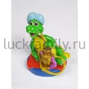 ФИГУРКА ДРАКОН В ЧАЛМЕ С КАЛЬЯНОМ 8СМ В КОР. в кор.288шт ― Luckfamily.ru