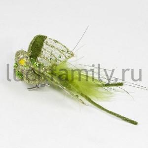 ПТИЦА ДЕКОР. КОЛИБРИ, ЦВЕТ В АССОРТ. В КОР. 12,5*9СМ УП-12ШТ в кор.60уп ― Luckfamily.ru