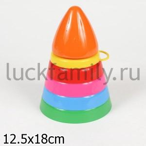 ПИРАМИДКА "РАКЕТА" СРЕДНЯЯ в кор.12шт ― Luckfamily.ru