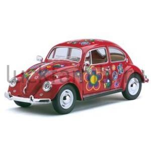 МАШИНА 1967 VOLKSWAGEN CLASSICAL BEETLE МЕТАЛЛ. 1:24, ОТКРЫВ. ДВЕРИ В КОР. в кор.4*12шт ― Luckfamily.ru