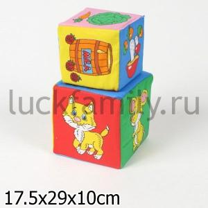 НАБОР ИЗ 2 КУБИКОВ "МЯКИШИ" (ЧЬЕ ЛАКОМСТВО) в кор.40наб ― Luckfamily.ru
