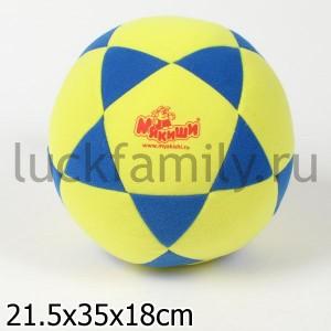 ИГРУШКА МЯЧ БОЛЬШОЙ "ЗВЕЗДОЧКА" в кор.16шт ― Luckfamily.ru