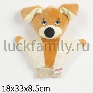 ИГРУШКА-РУКАВИЧКА "СОБАЧКА" в кор.32шт ― Luckfamily.ru