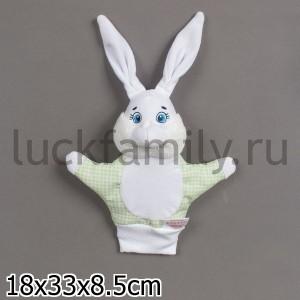 ИГРУШКА-РУКАВИЧКА "ЗАЙКА" в кор.32шт ― Luckfamily.ru