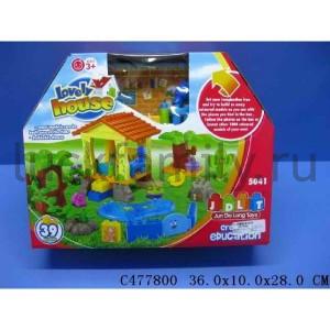 КОНСТРУКТОР ПЛАСТ. ДОМ 39ДЕТ. В КОР. 36*10*28СМ в кор.2*9шт ― Luckfamily.ru