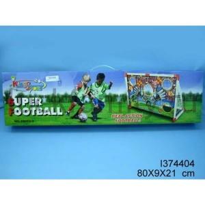ИГРА НАПОЛЬНАЯ ФУТБОЛ (ВОРОТА+МЯЧ) В КОР. 71*12*29СМ в кор.12шт ― Luckfamily.ru