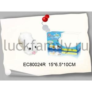 ХОМЯЧОК НА БАТ. ОЗВУЧ. ДВИГАЕТСЯ, ЦВЕТ В АССОРТ. В РУСС. КОР. 15*7*10СМ в кор.2*48шт ― Luckfamily.ru