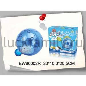 ШАР ДЛЯ ХОМЯЧКА, С МЯЧИКОМ В РУСС. КОР. 23*10*20СМ в кор.2*18шт ― Luckfamily.ru