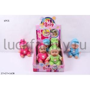 ПУПС В АССОРТ. 21009 В ДИСПЛЕЕ 27*27*16СМ УП-6ШТ в кор.2*8уп ― Luckfamily.ru