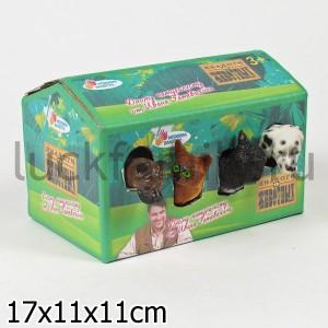 НАБОР ИЗ 4-Х ДОМАШНИХ ЖИВОТНЫХ "ИГРАЕМ ВМЕСТЕ" 13СМ В РУСС. КОР. в кор.6*6наб ― Luckfamily.ru