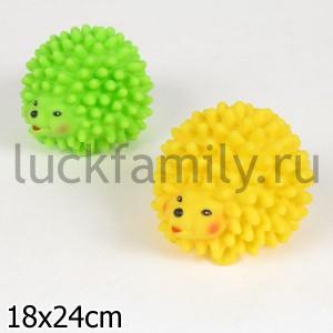 НАБОР ДЛЯ КУПАНИЯ "ИГРАЕМ ВМЕСТЕ"  ЕЖИКИ В СЕТКЕ (РУСС. УП.) в кор.12*12шт ― Luckfamily.ru
