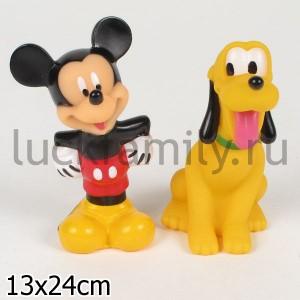 НАБОР ДЛЯ КУПАНИЯ "ИГРАЕМ ВМЕСТЕ" DISNEY (МИККИ И ПЛУТО) В СЕТКЕ (РУСС. УП.) в кор.12*12шт ― Luckfamily.ru