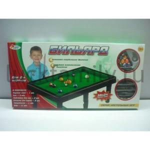 ИГРА БИЛЬЯРД "ИГРАЕМ ВМЕСТЕ" 8815A В РУСС. КОР. 54*27*3СМ в кор.36шт ― Luckfamily.ru