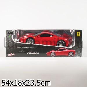 МАШИНА Р/У НА АККУМ. "FERRARI 458 ITALIA" 1:12, СО СВЕТОМ В КОР. в кор.6шт ― Luckfamily.ru
