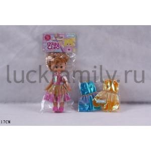 КУКЛА В АССОРТ. 6051 В ПАК. (РУСС. УП.) 17СМ в кор.2*144шт ― Luckfamily.ru