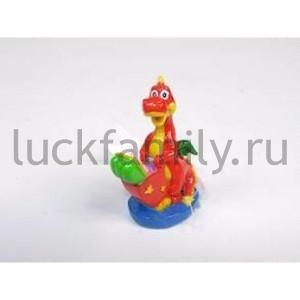 ФИГУРКА ДРАКОН С КОЛЯСКОЙ 4,3СМ В КОР. УП-12ШТ в кор.54уп ― Luckfamily.ru