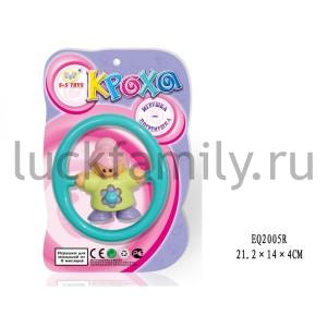 ПОГРЕМУШКА, ЦВЕТ В АССОРТ. SR534 НА БЛИСТЕРЕ (РУСС. УП.) 21*14*4СМ в кор.2*180шт ― Luckfamily.ru