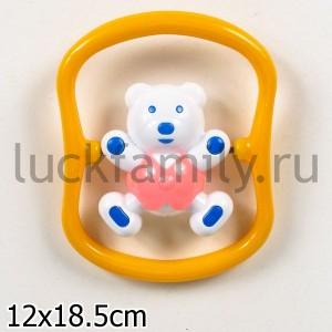 ПОГРЕМУШКА "МИШКА-БАЮН" В ПАК. в кор.80шт ― Luckfamily.ru