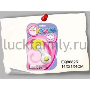ПОГРЕМУШКА, ЦВЕТ В АССОРТ. SR326-122 НА БЛИСТЕРЕ (РУСС. УП.) 14*21*4СМ в кор.432шт ― Luckfamily.ru