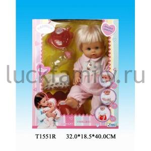 КУКЛА "ВАЛЮША" ФУНКЦ., 42СМ, ОЗВУЧ., РУССИФИЦ., С АКСЕСС. 8860-7 В РУСС. КОР. 32*19*40СМ в кор.8шт ― Luckfamily.ru