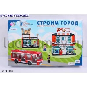 КОНСТРУКТОР ПЛАСТ. ГОРОД С АКСЕСС., 401ДЕТ. 3053 В РУСС. КОР. 49*30*6СМ в кор.2*6шт ― Luckfamily.ru